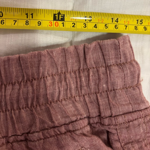 Athleta Cabo Linen Wide Leg Pants | 100% Linen | Natural Fibers - Picture 9 of 9